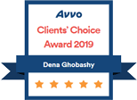 Avvo | Clients' Choice Award 2019 | Dena Ghobashy | 5 Star